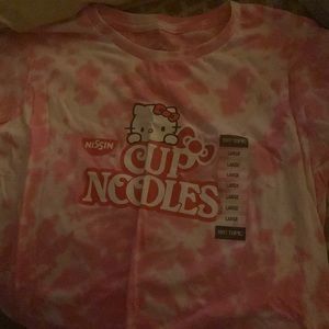 Hot Topic Hello Kitty Cup Noodles shirt